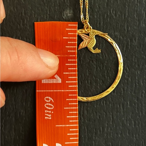 14k gold Dove necklace - Picture 4 of 10